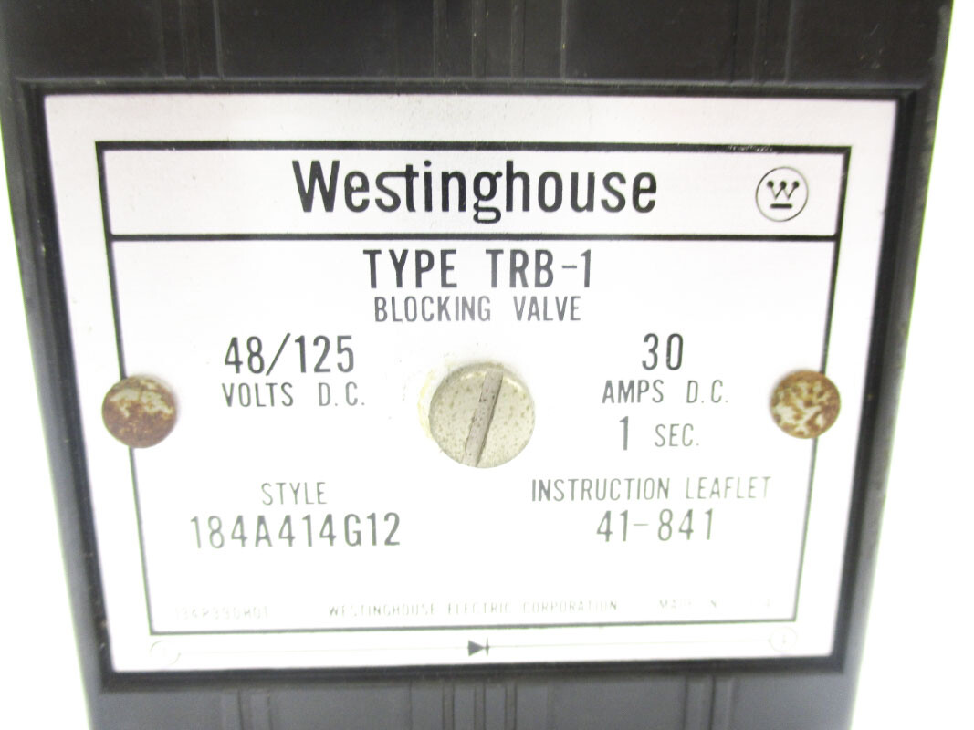 WESTINGHOUSE 184A414G12 TRB-1 48/125VDC 30A UNMP
