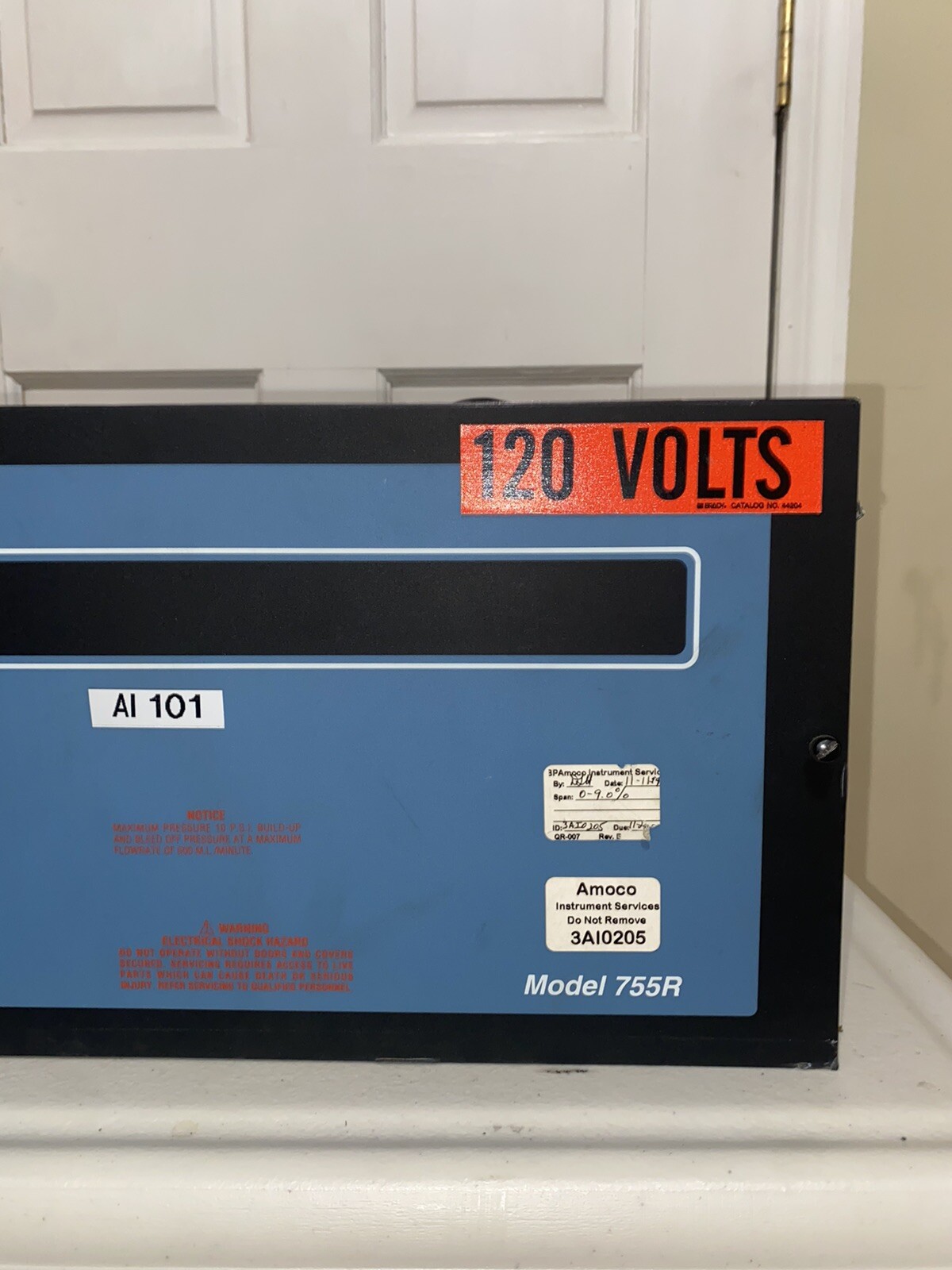 Emerson Rosemount Analytical 755R Digital Standard Range O2 Analyzer Unit, 755R