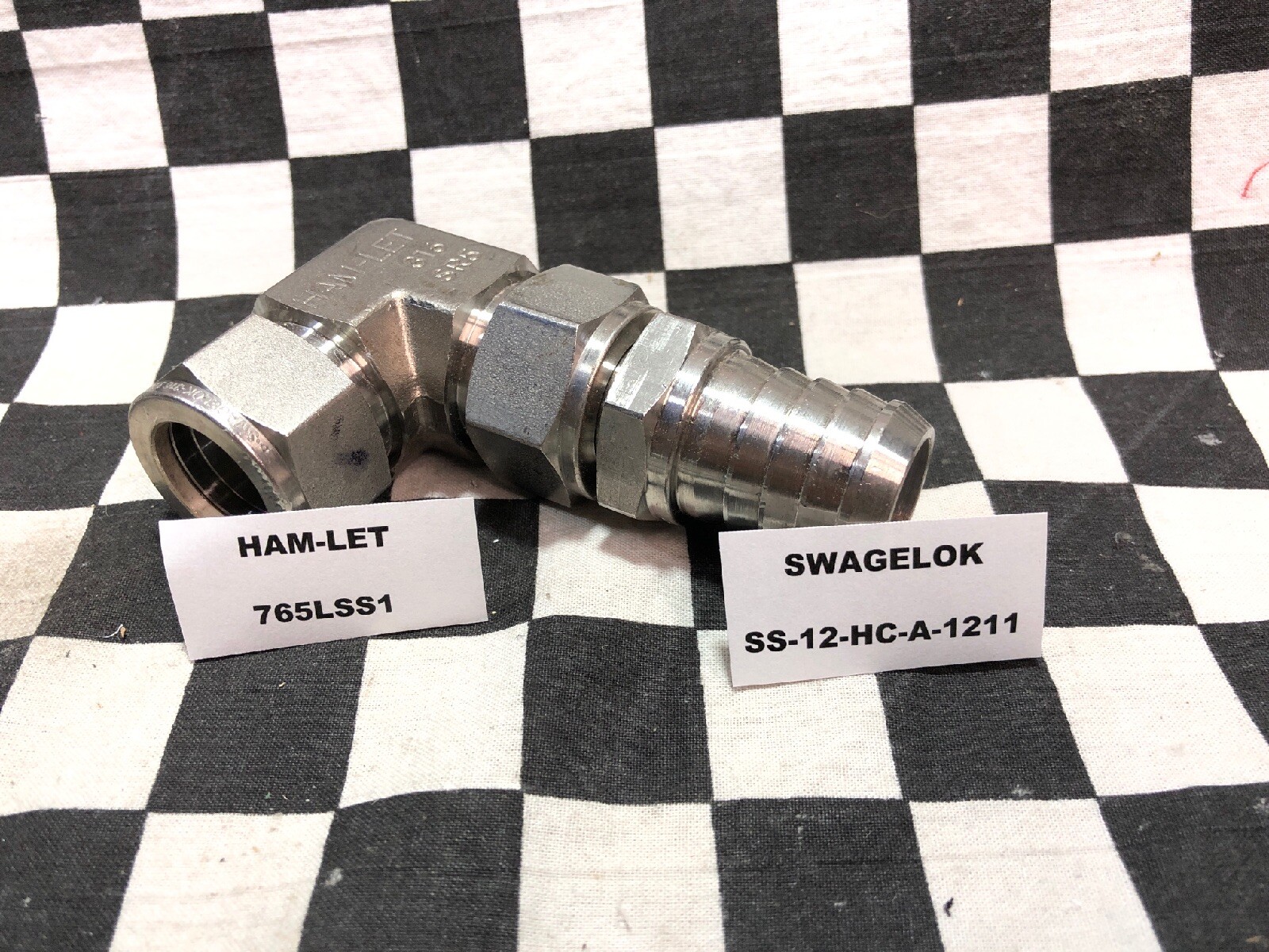 PARKER/Swagelok/Ham-Let, SSH4-62Y, SS-810-2-8, SS-12-HC-A-1211, 765LSS1 #AA18