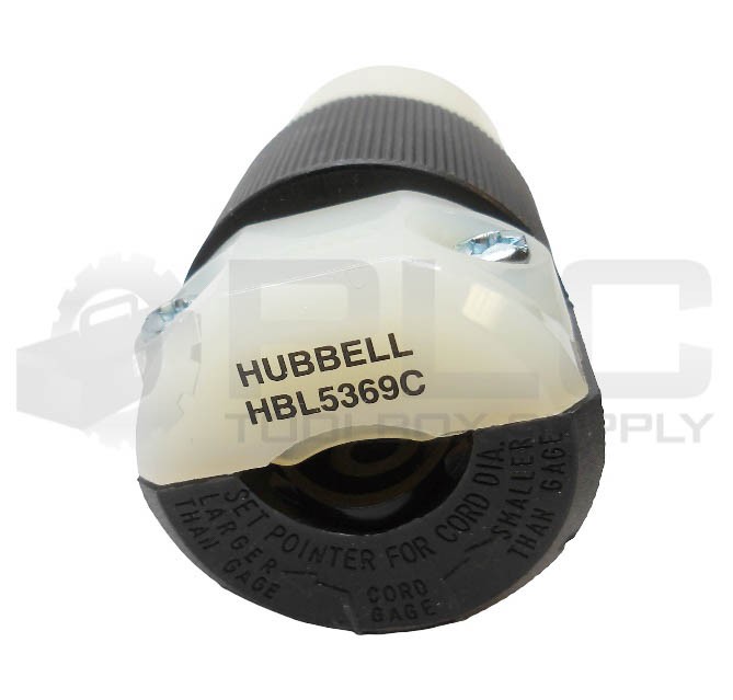 NEW HUBBELL HBL5369C CONNECTOR 2P 20A 125V *READ*