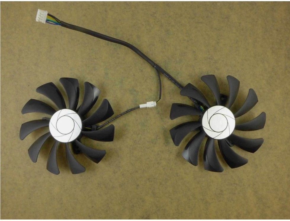 HA9010H12F-Z Graphics Card Dual Fan For MSI GTX 1050 1060 Hurricane 6G GDDR