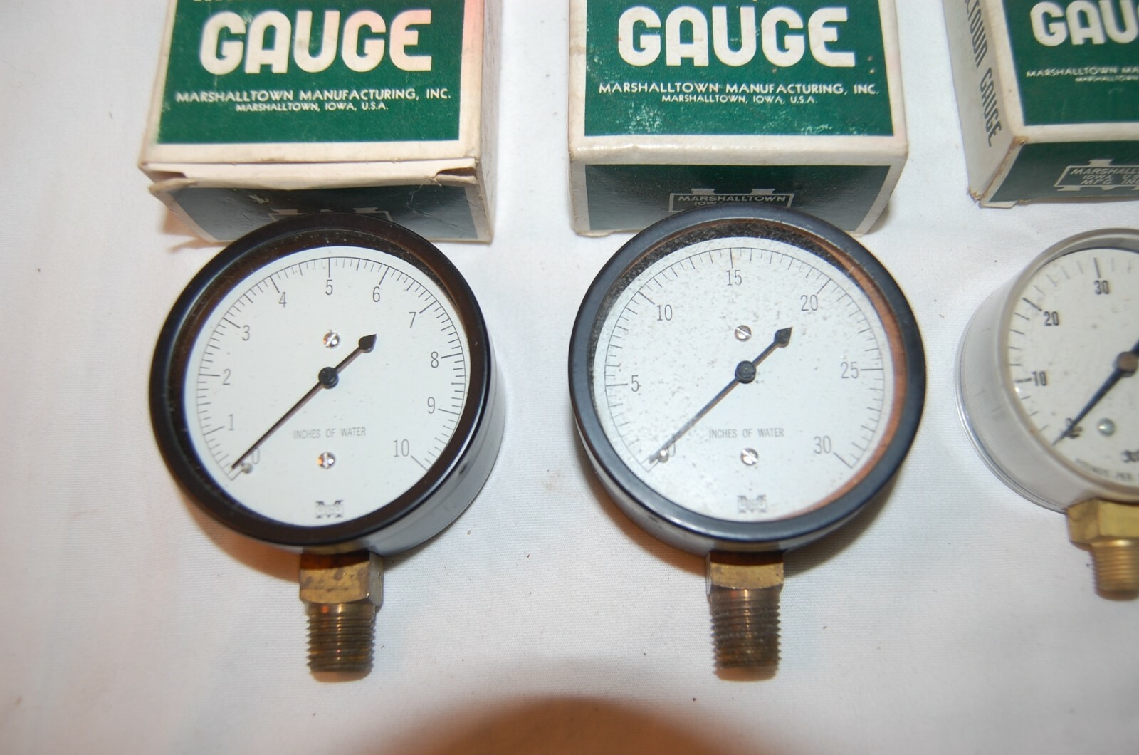 Set of 3 Marshalltown Gauges New old Stock