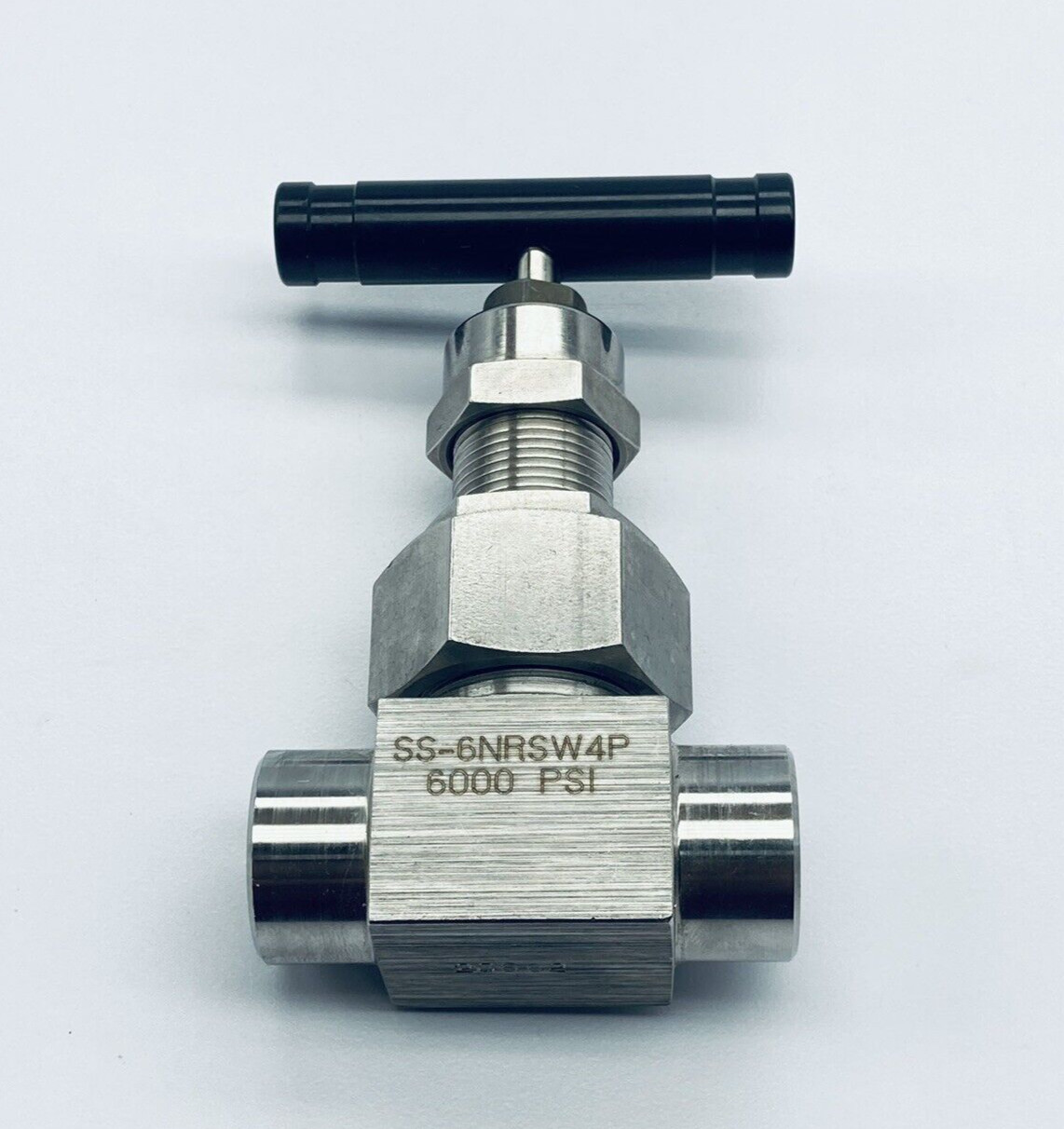 UNUSED WHITEY SS-6NRSW4P 316SS UNION BONNET NEEDLE VALVE 6000PSI 9/16″TSW