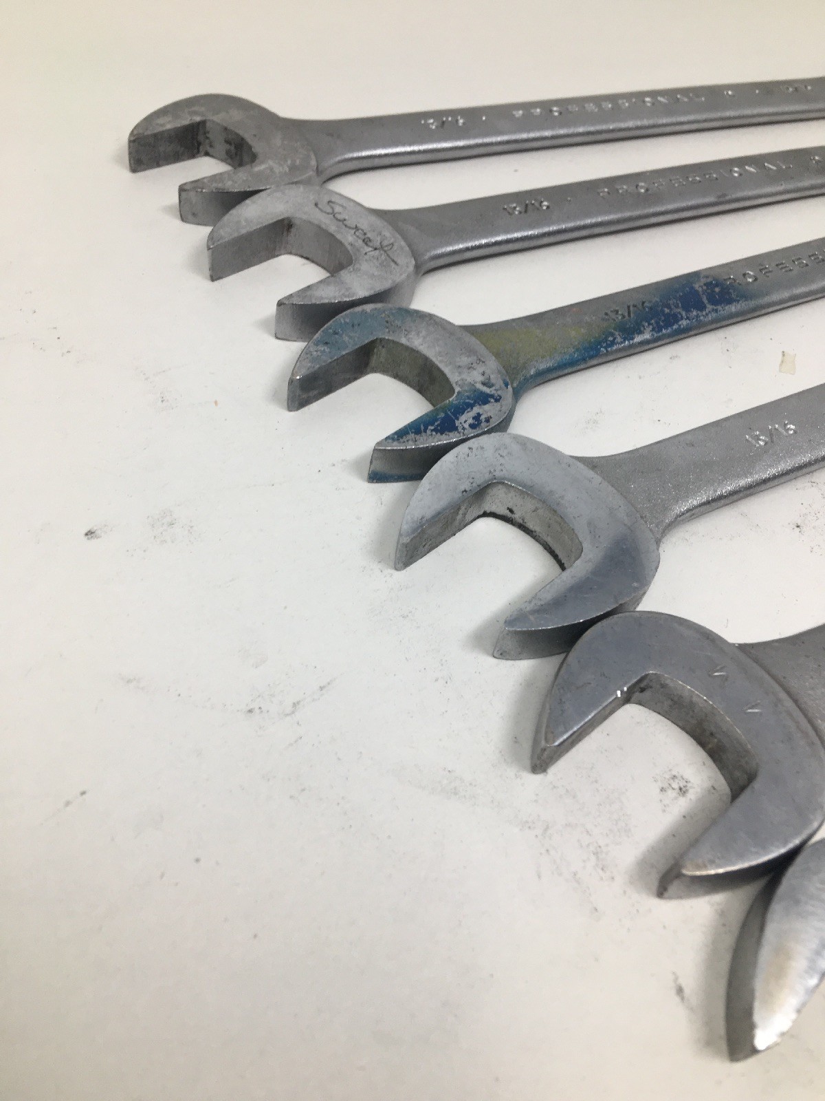 Lot Of 8 PROTO Professional 1226, 12-point Combination Open/Box End WRENCH 13/16