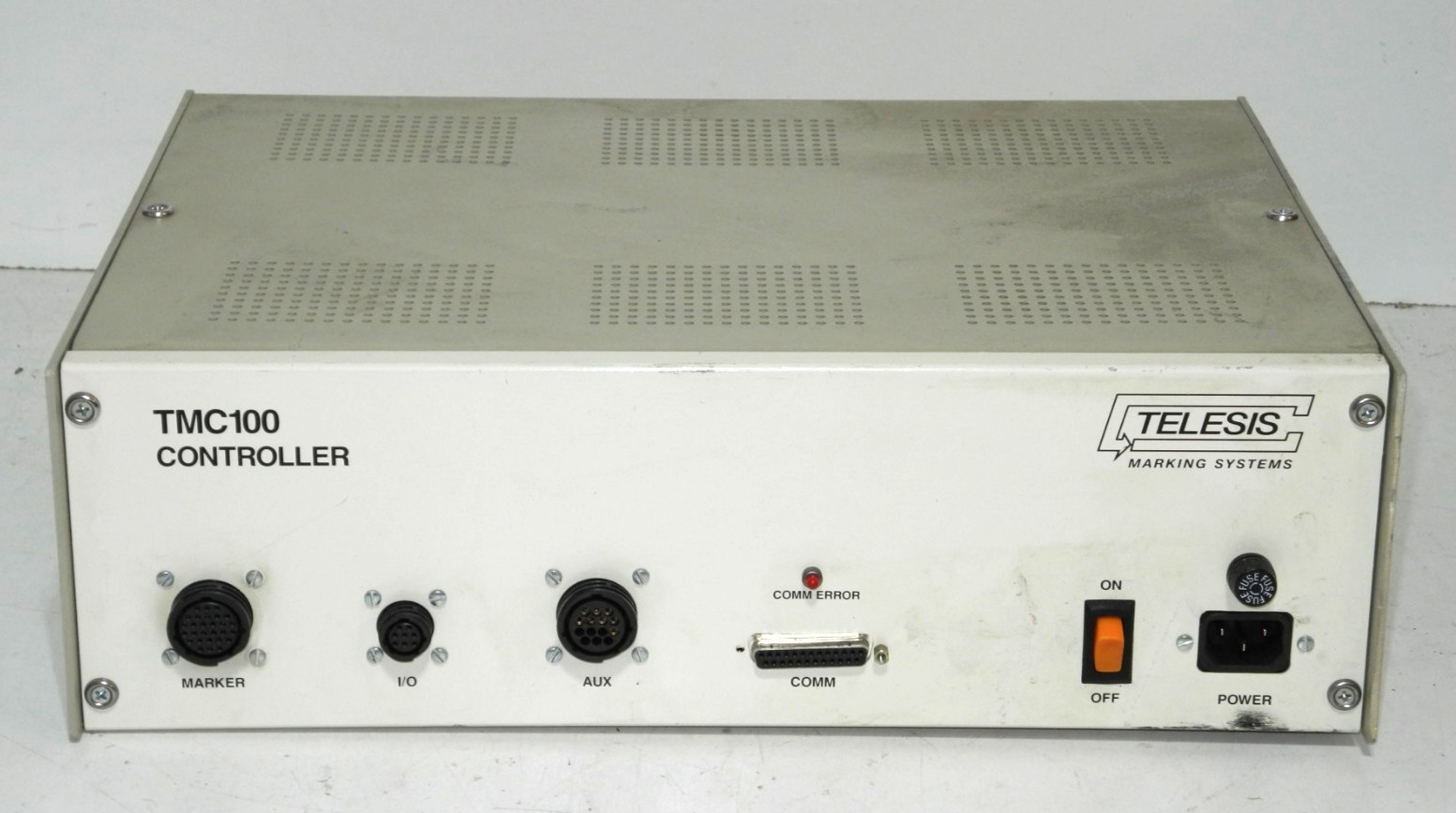 Telesis TMC100 Pinstamp Marking Pin Systems Controller 110 AC Benchtop Unit USA