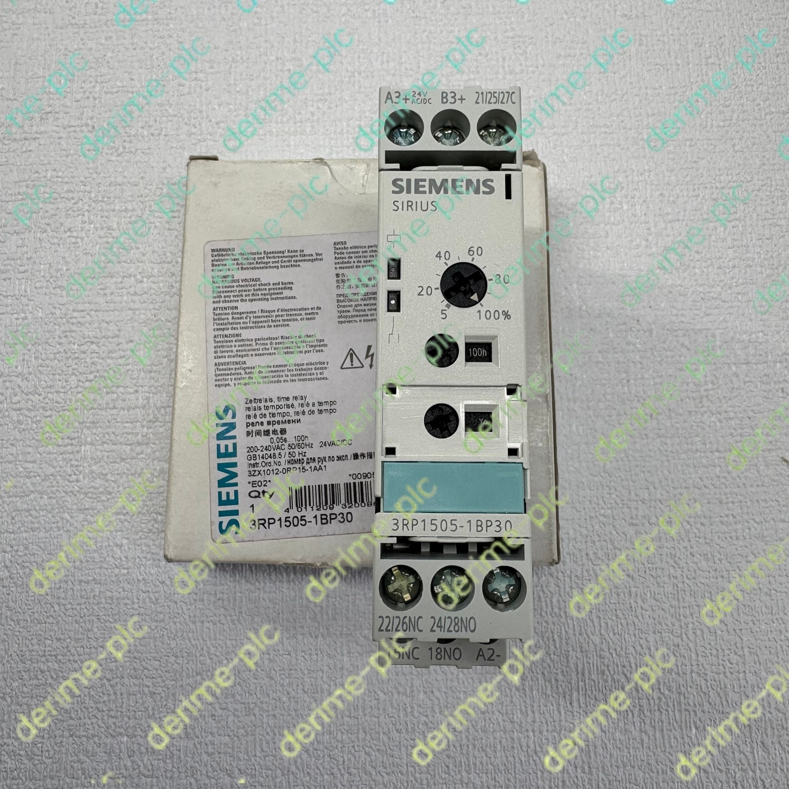 SIEMENS 3RP1505-1BP30 Time relay#1pcs new in box