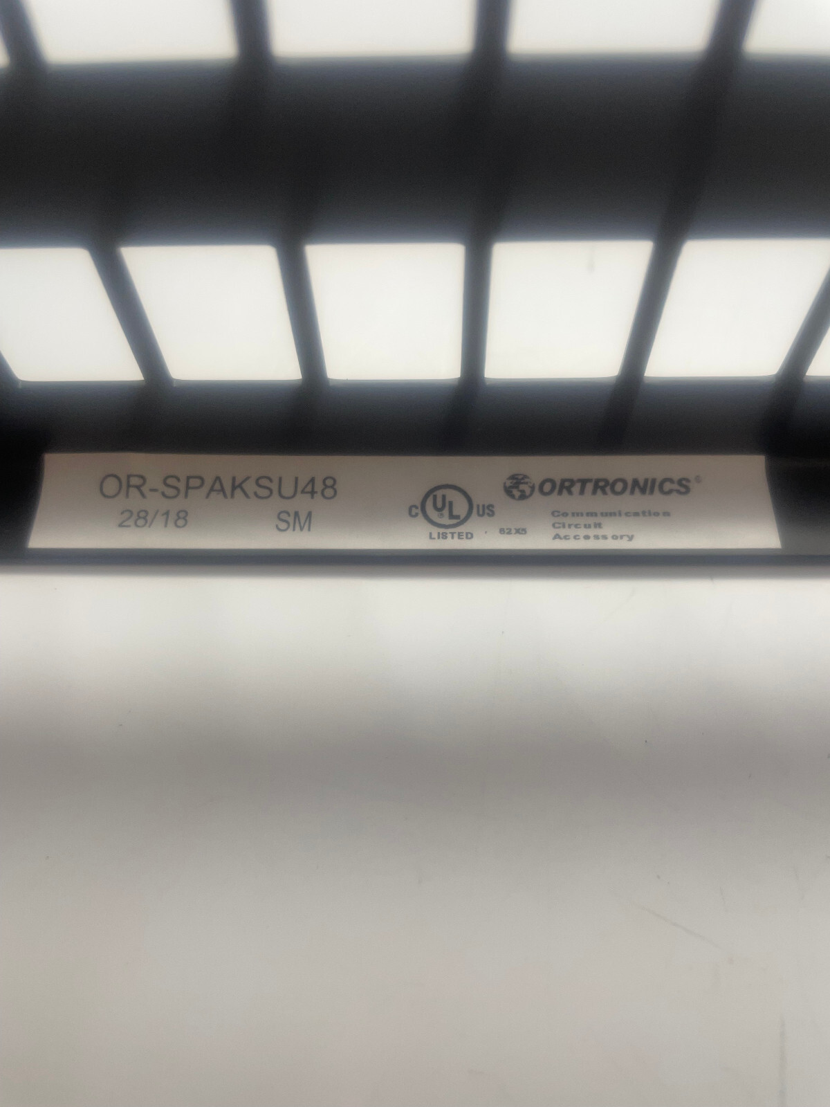 Ortronics TechChoice Angled 48 Port Patch Panel Kit SPAKSU48