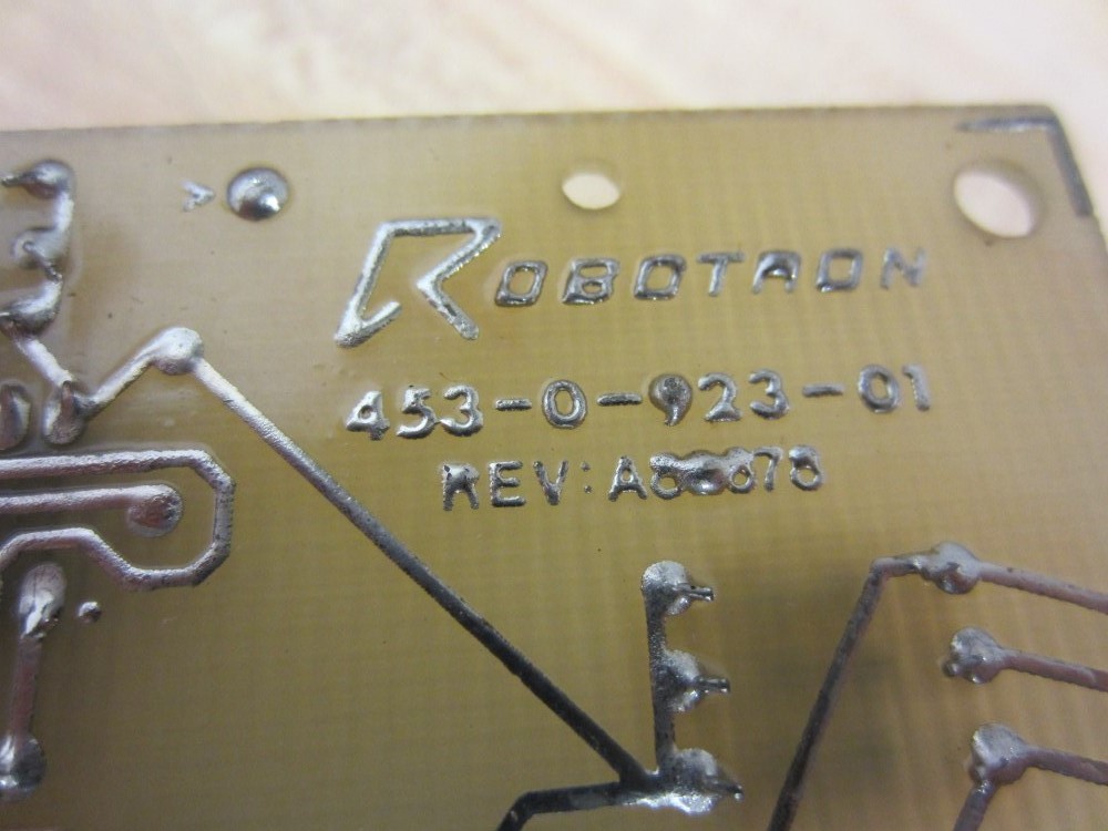 Robotron 453-0-923-01 PC Board 453092301 Rev A 72878