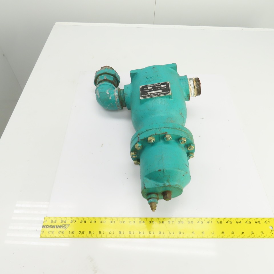 Anderson Separator Model 81S 2″NPT Combination Separator Trap For Air,Gas 150PSI