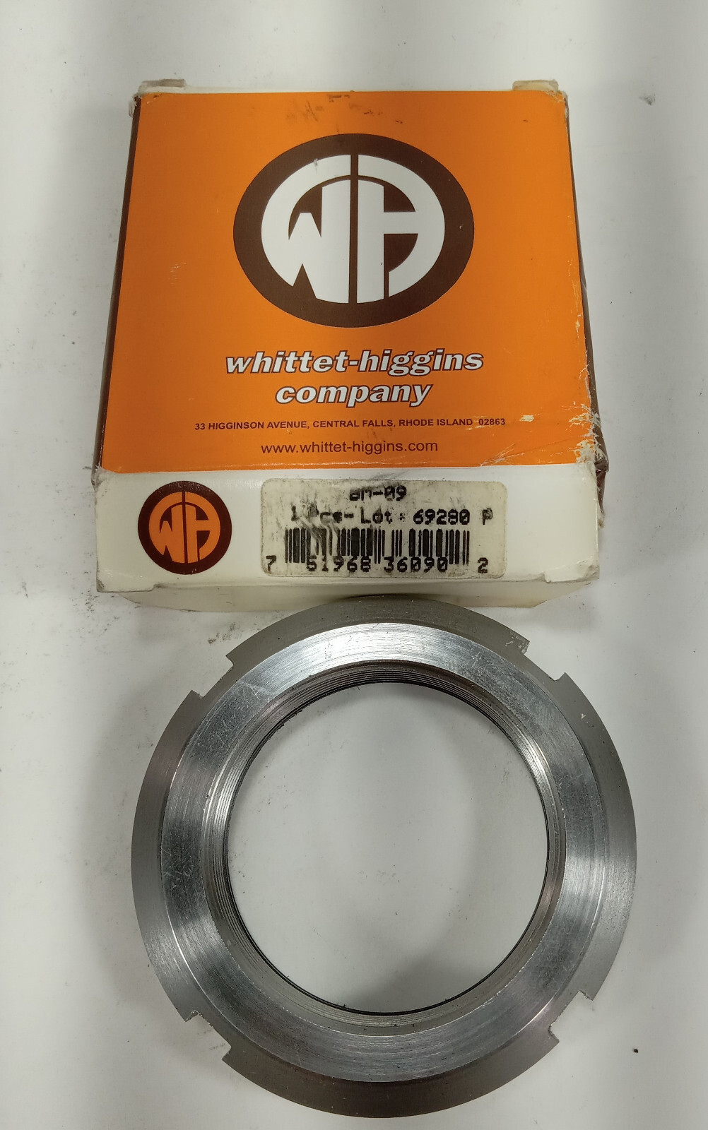1 NEW WHITTET-HIGGINS BM-09 SELF-LOCKING BEARING RETAINING NUT NIB *MAKE OFFER*