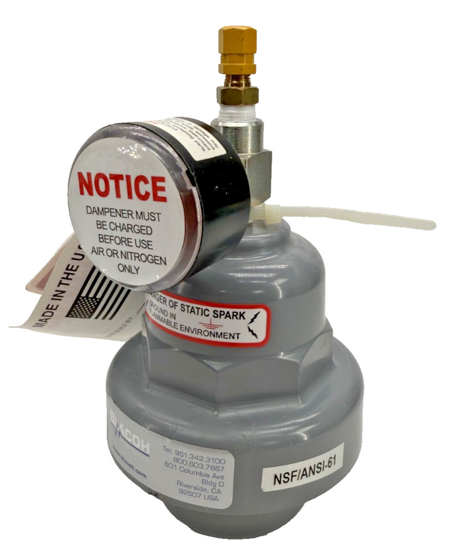 Blacoh RC-10X-W50 Pulsation Dampener Sentry III 0.500″FNPT, 150PSI Max