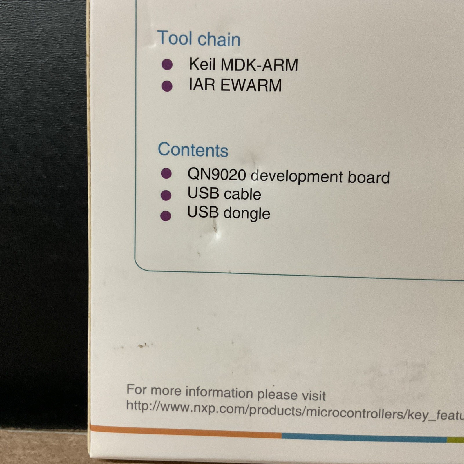 NXP QN9020 MiniDK Development Kit Debugging and Programming