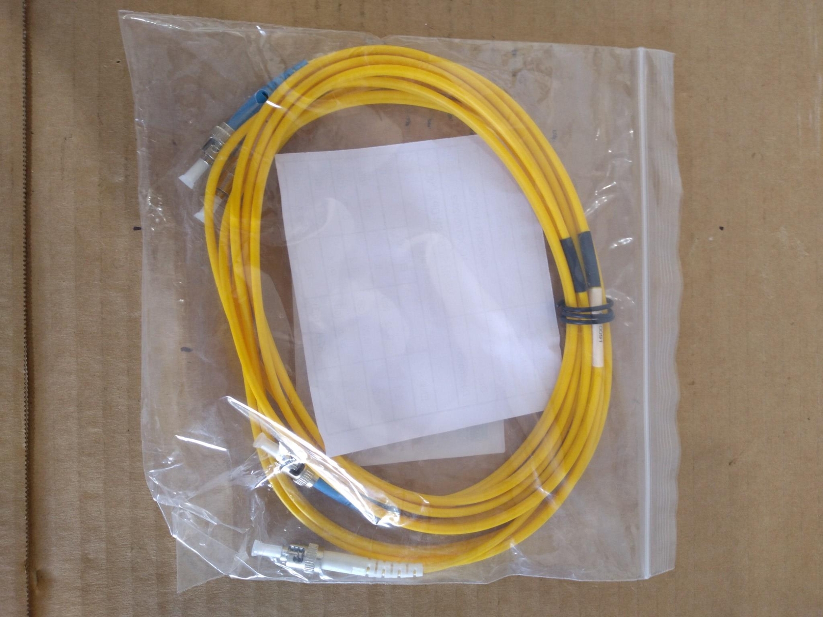 LEGRAND 810-227-009 VS 3M ST ST SM DPX PVC PATCH CORD FIBER OPTIC
