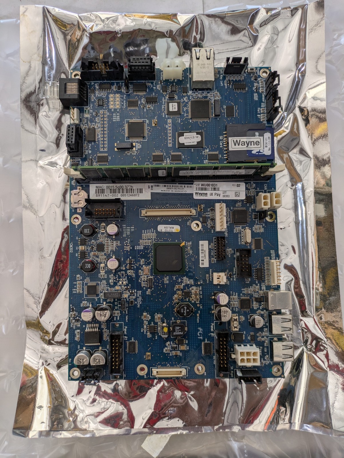Dresser Wayne Secure iX Pay CAT CPU Board WU001031-R00 (Vista/Ovation Compatible