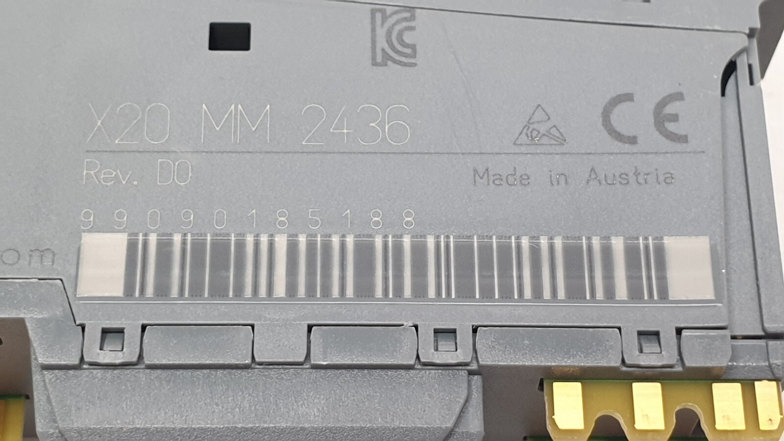 B&R X20 MM 2436 Module, Rev. D0