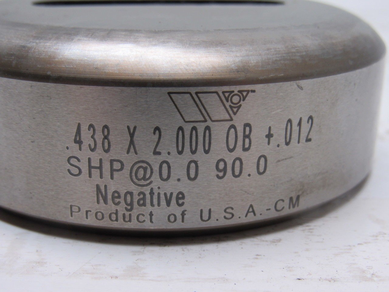 Wilson .438×2.000 Oblong +.012 SHP @0.0 90.0 SNS Thick Turret Die Tooling