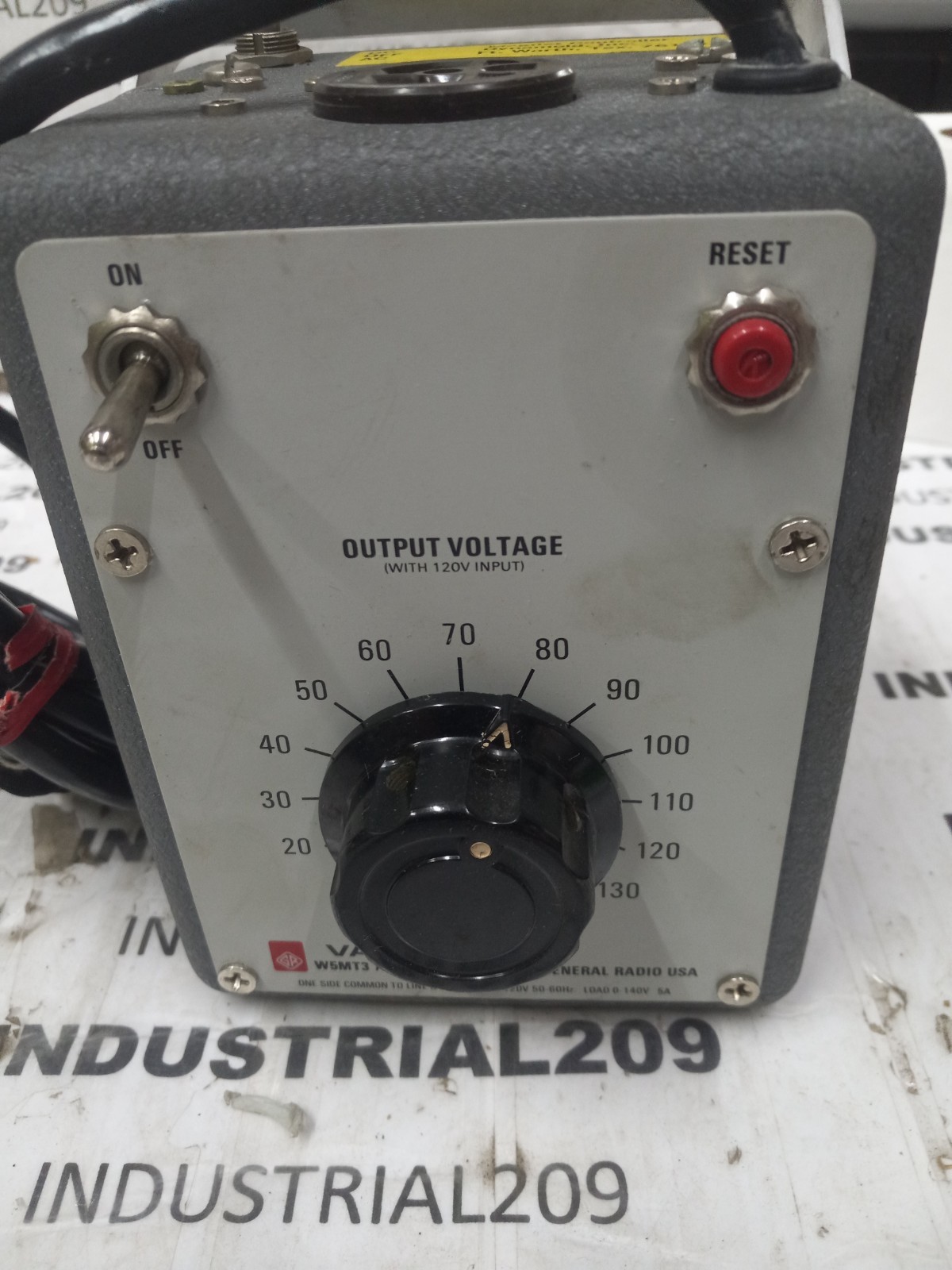 VARIAC AUTOTRANSFORMER W5MT3