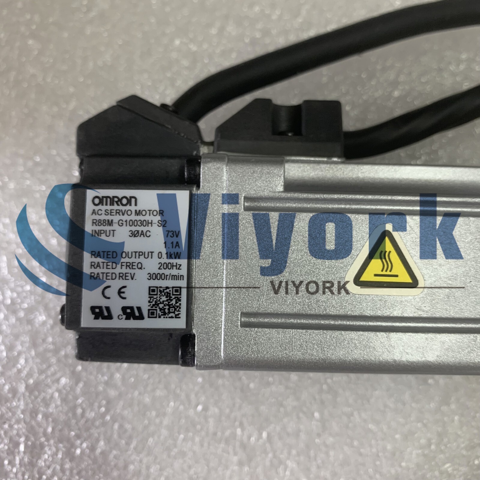 Omron R88M-G10030H-S2 AC SERVO MOTOR G-SERIES/SMART STEP 100W 1.1AMP 3000RPM NEW