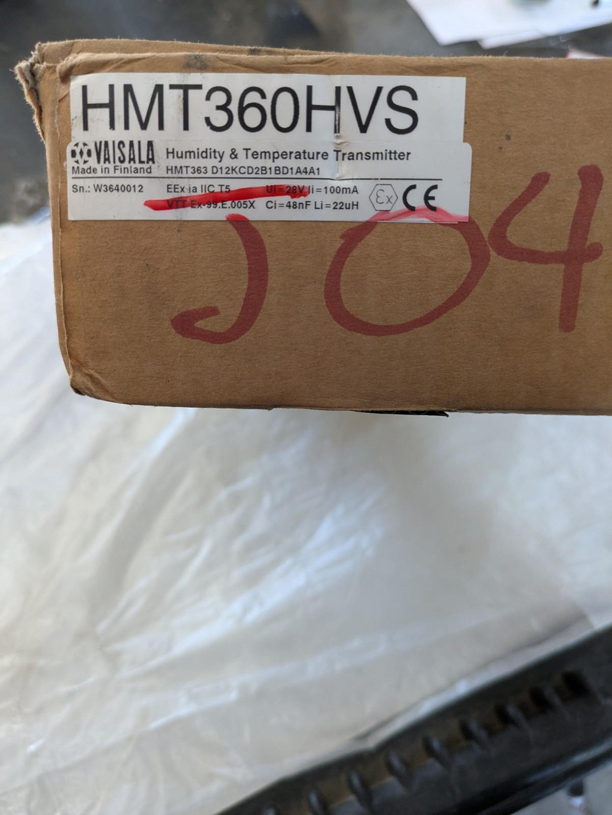 VAISALA HMP363 D1A1A1 HUMIDITY AND TEMPRATURE PROBE