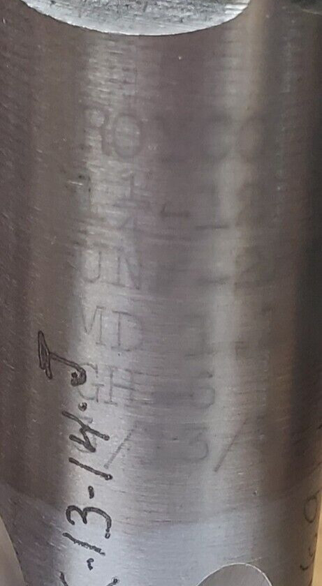 ROYCO BOTTOMING TAP 1-1/4″-12 UNF-2B MD 1.7160 5-11/16″ OAL 2-1/2″ LOC