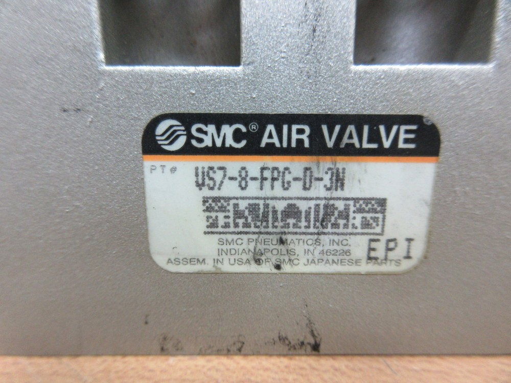 SMC VS7-8-FPG-D-3N Solenoid Valve VS78FPGD3N