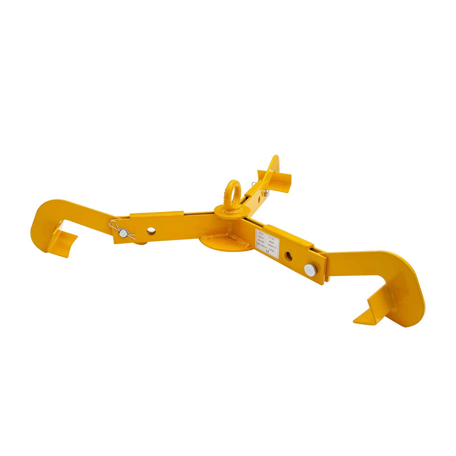 Open Closed Head Drum Lifter 793 Lb Capacity Bucket Clamp Fixture Steel Clamp