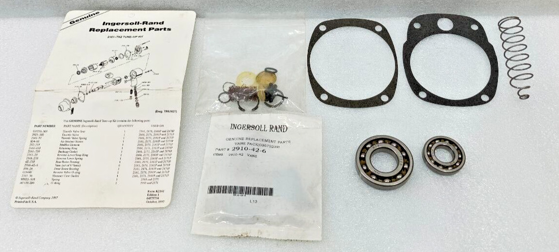 INGERSOLL RAND 261-TK2 W07M TUNE-UP KIT INCOMPLETE NEW FAST SHIPPING