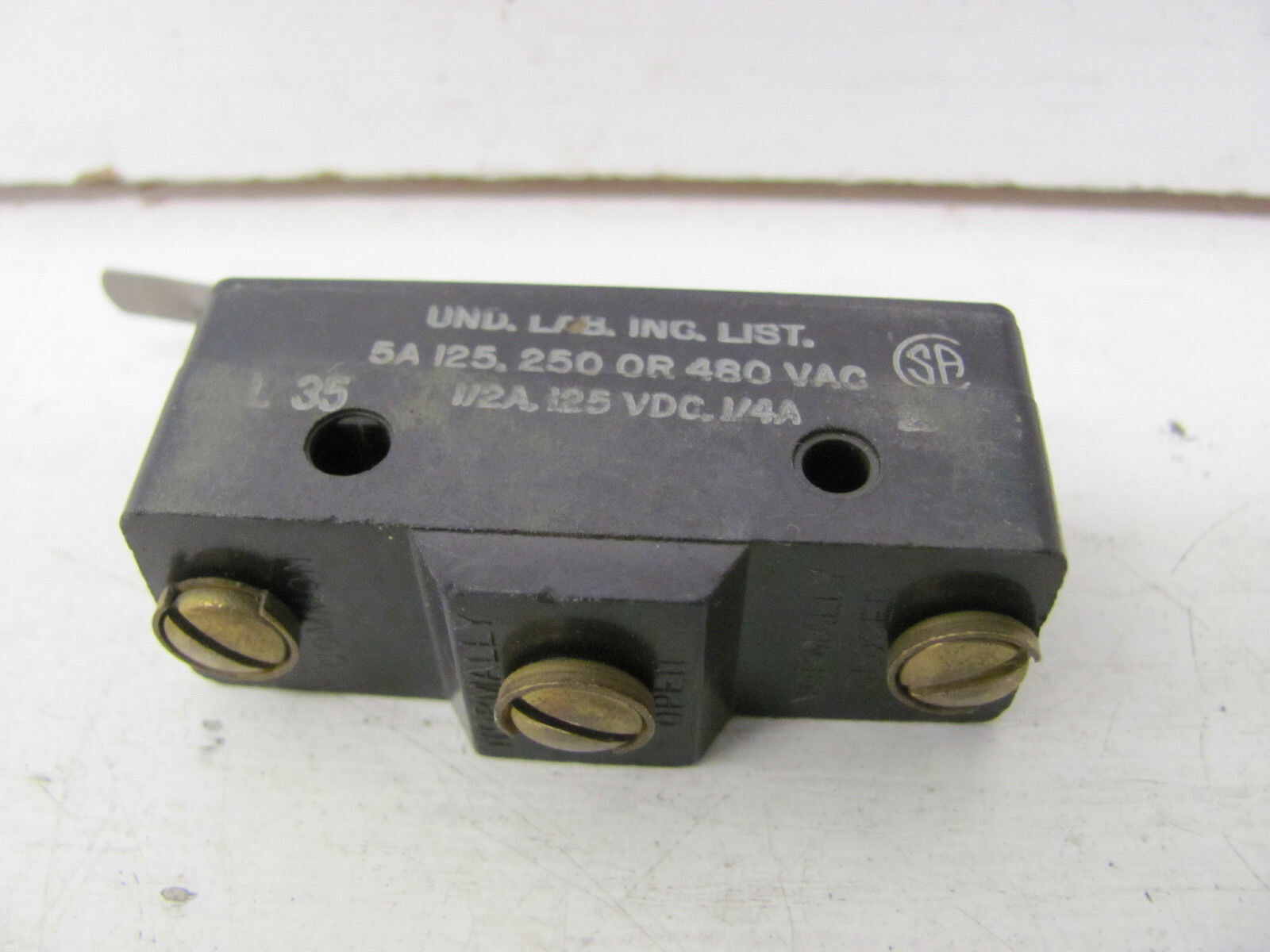 HONEYWELL MICRO LIMIT SWITCH BZ-2RL244-A2 480VAC 5A 125VDC NEW(OTHER)