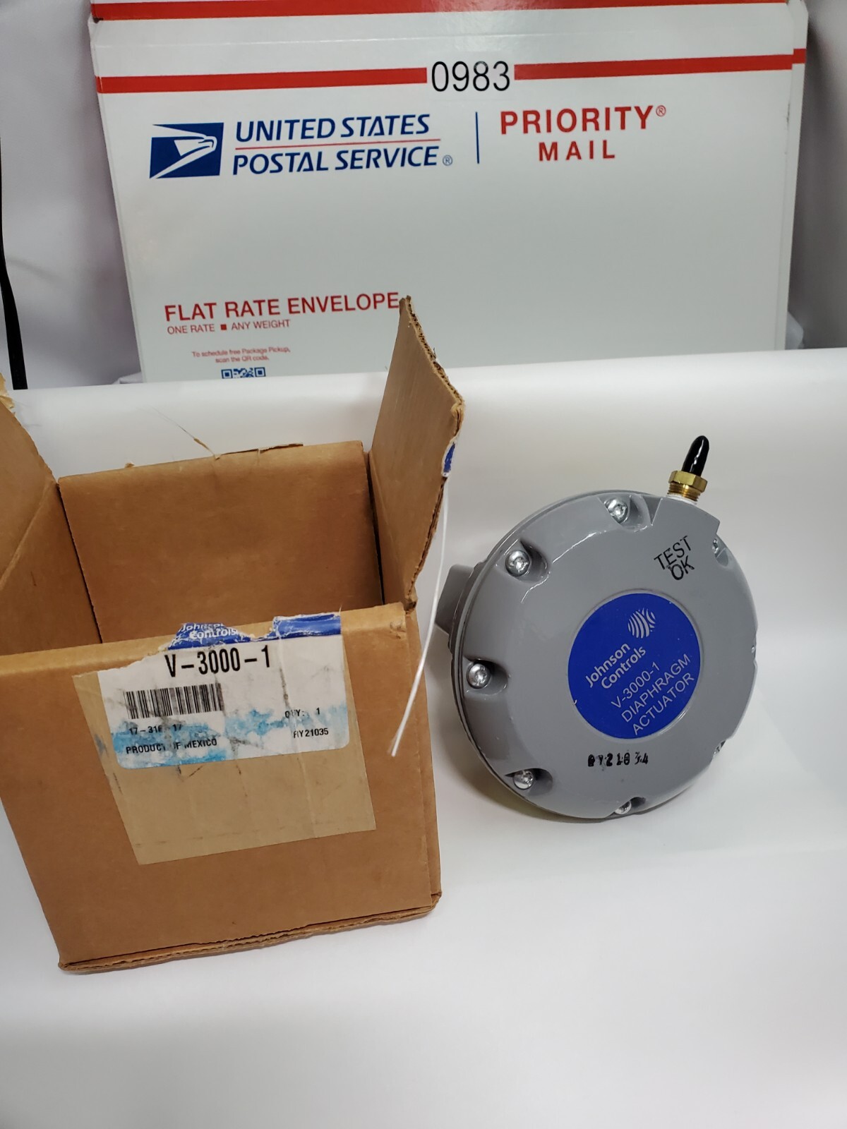 Johnson Controls V-3000-1 Diaphragm Actuator Valve Exposed Model – NEW