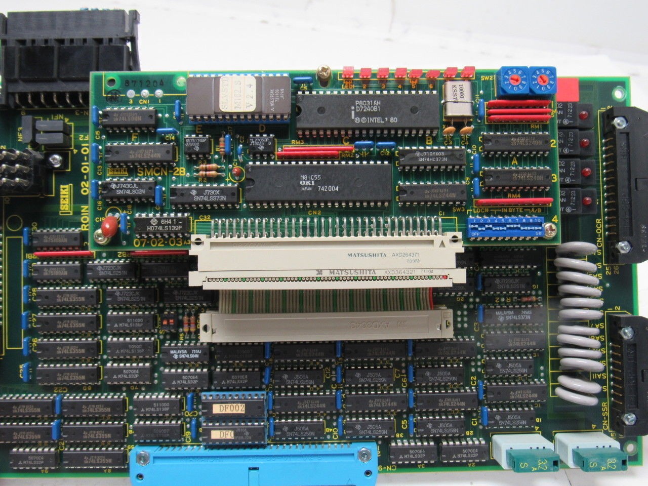 Seiki ROIN 02-01-01 SMCN-2B SLVSTD M162.S V2.4 CNC Control Circuit Board
