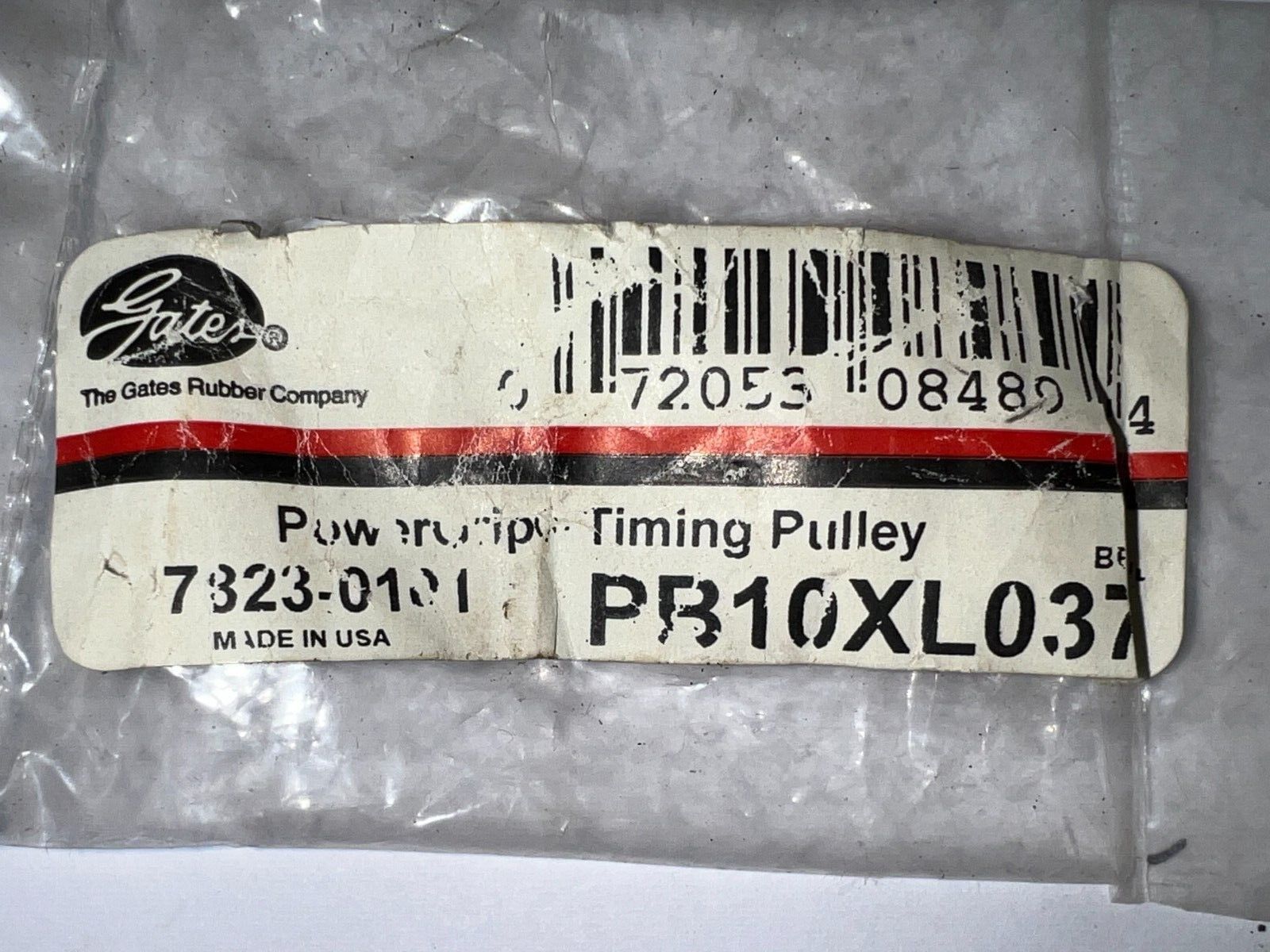 GATES BUSHING BORE TIMING BELT PULLEY PB10XL037 0.2000″ PITCH 7/8″ FLANGE OD