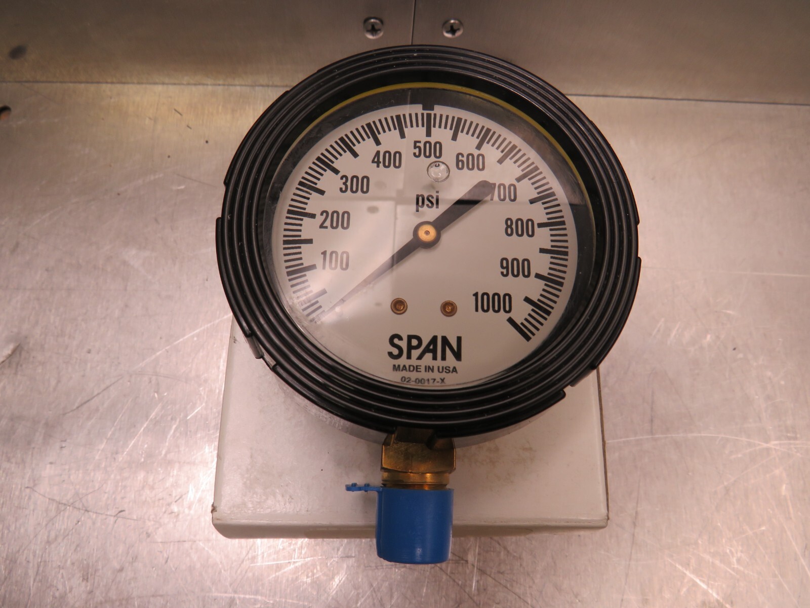 Span LFS210-1000-PSI-G Liquid Filled Gauge 0-1000psi