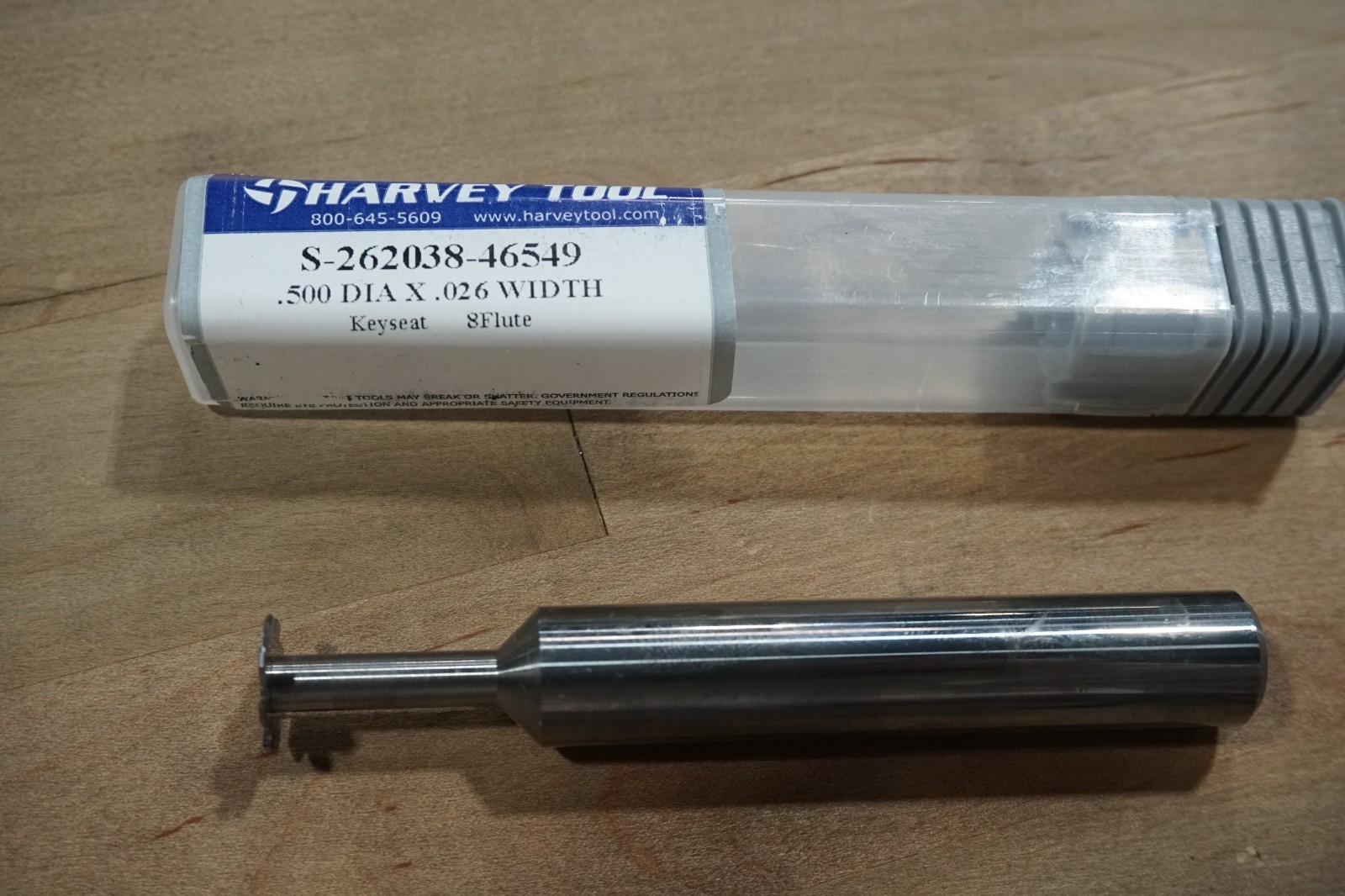 HARVEY .500″D X .026″W CAR FUL R KSC, 8-FL, PP, STR FL PROFILE, FREE SHIP, 1 PC