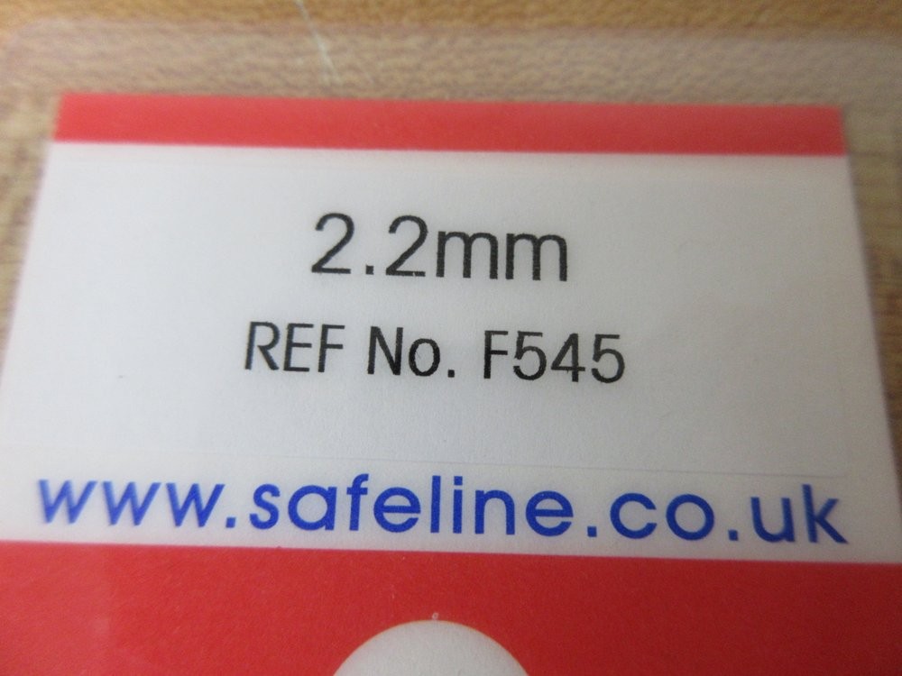 Mettler Toledo TC10220FE Safeline Metal Detection Test Card TC1 2.2MM FE