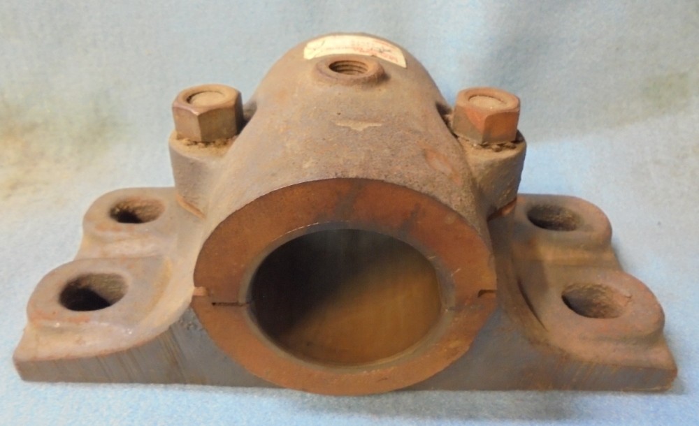 LINK-BELT RIGID SLEEVE PILLOW BLOCK BEARING, 2-1431Z, 1-15/16″ BORE, 8-1/4″ L