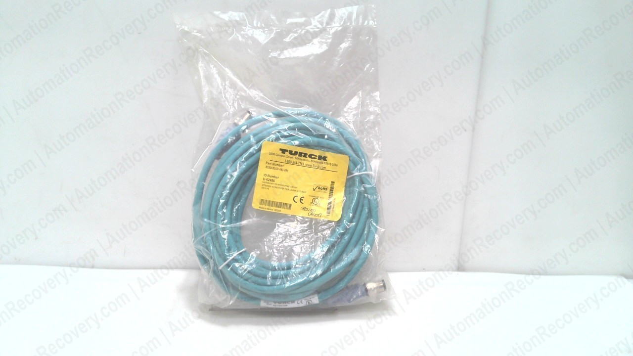 TURCK RSSD RSSD 441-8M, DOUBLE-ENDED CORDSET, U-02486, NEW #352200