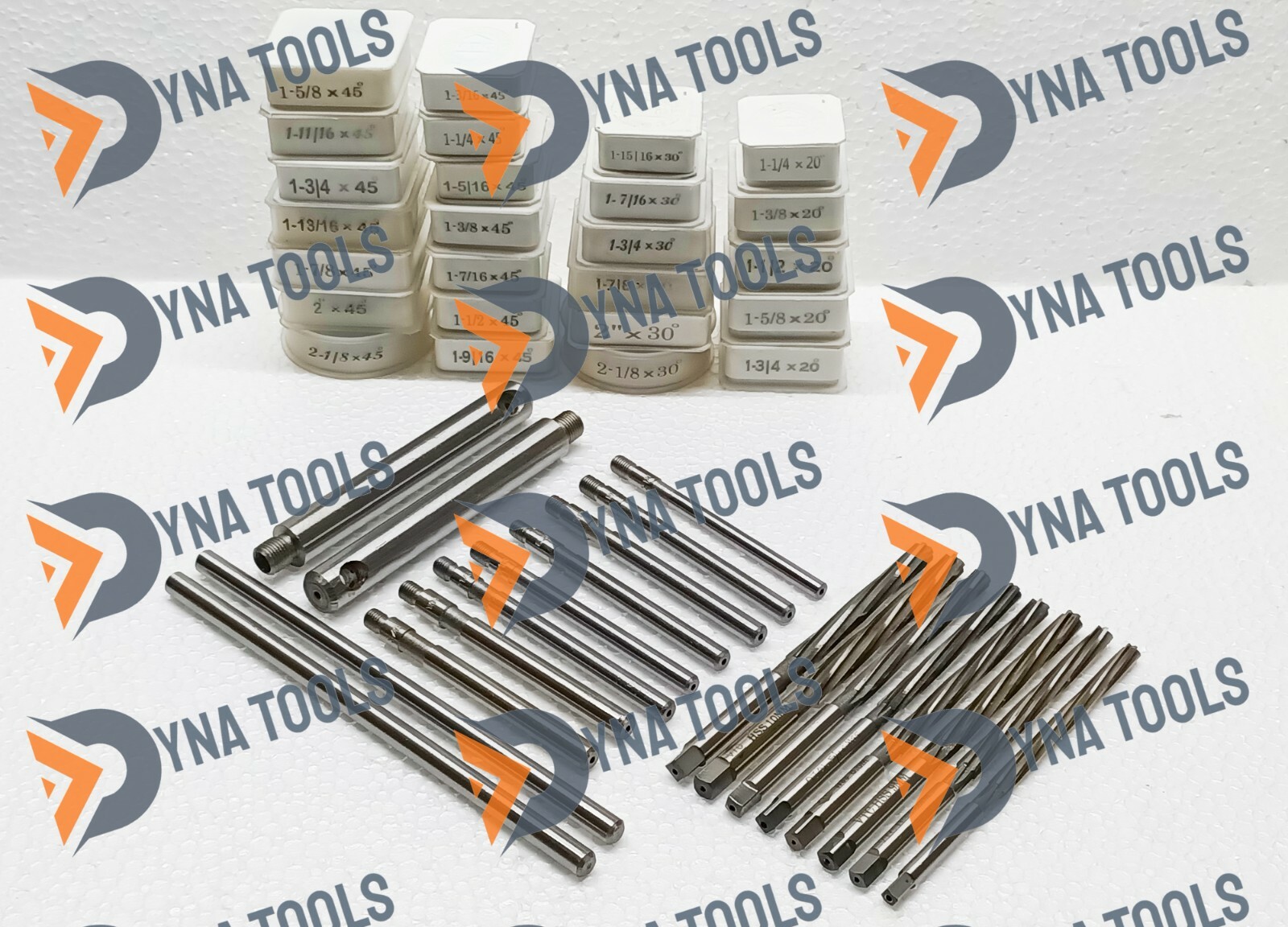 3 Angles Carbide Tipped Valve Seat Cutter Set + Reamers For DIESEL PETROL ENGINE