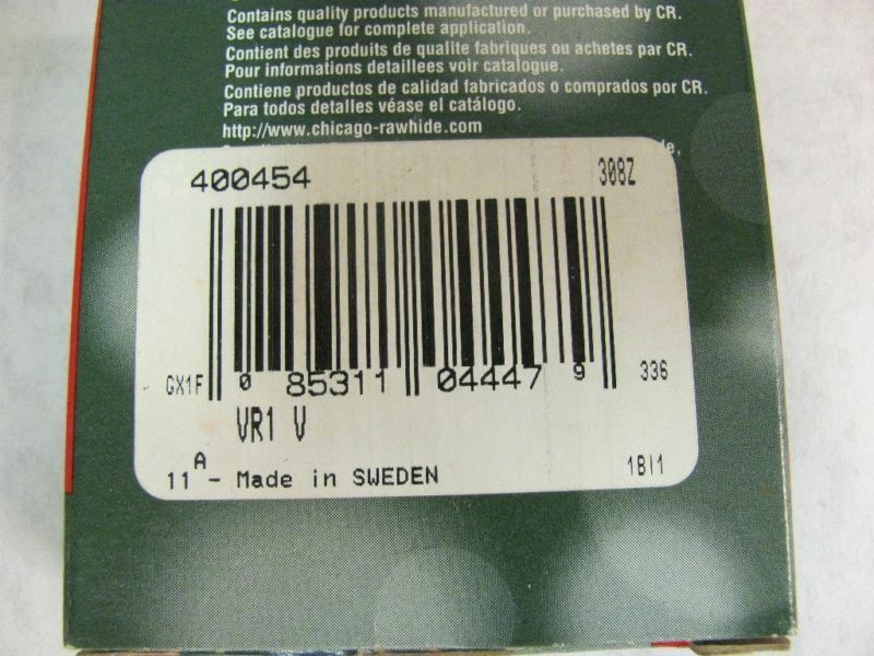 Chicago Rawhide(SKF) 400454 Bearing Oil Seal
