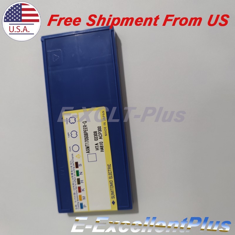 10Pcs/Box For Sumitomo AXMT170508PEER-G ACP300 CNC Milling Blade Carbide Inserts