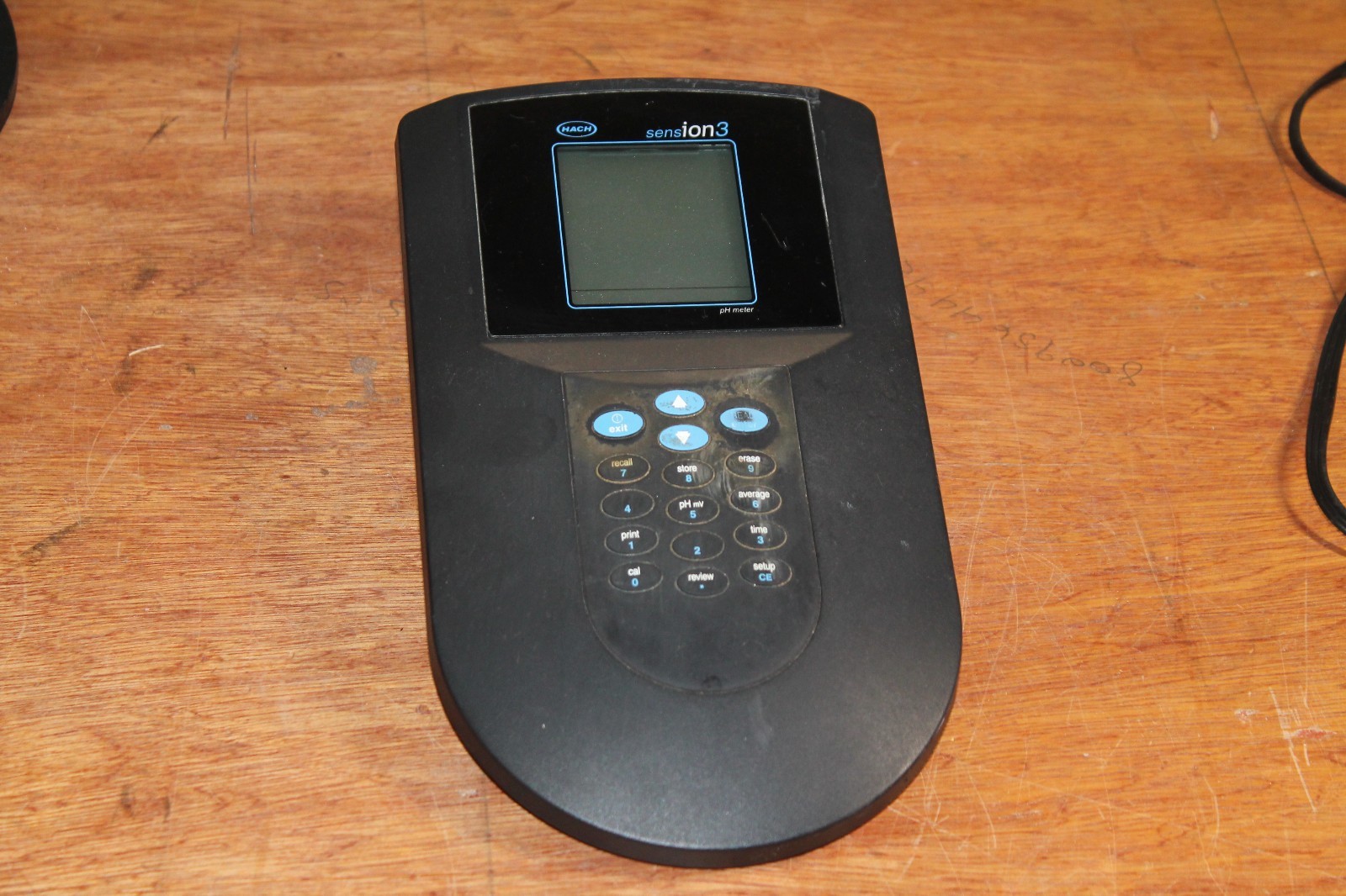 HACH Sension3 51750-60 PH Meter Only No Power Supply Black