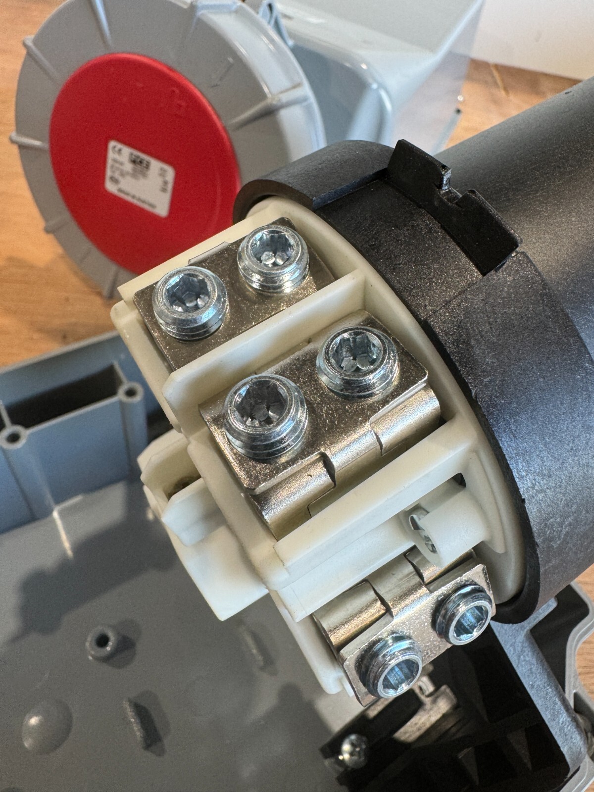 PCE Type 1455 Industrial Wall Socket 3P + N + E ( 125Amp ) 1455-6 Made Austria