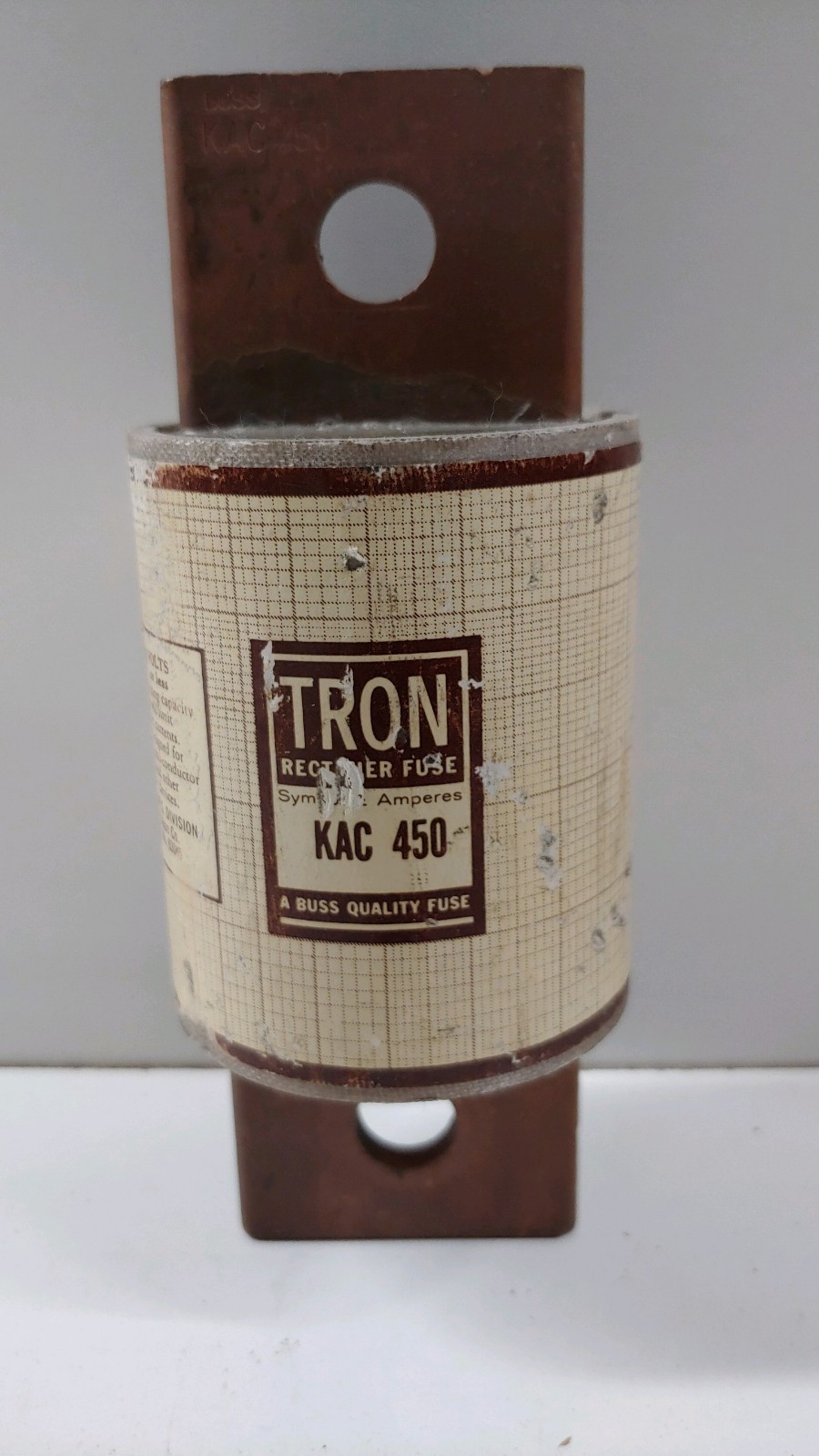 NEW OLD STOCK! BUSSMANN TRON 450A 600V SEMICONDUCTOR FUSE KAC-450