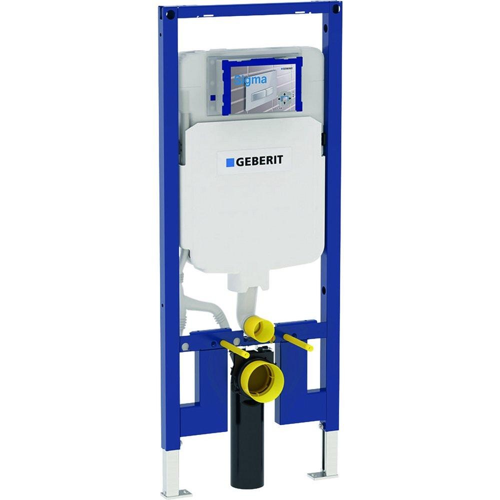Geberit 111.798.00.1 Wall Hung Toilet Carrier System White 1/2″ Dual Flush