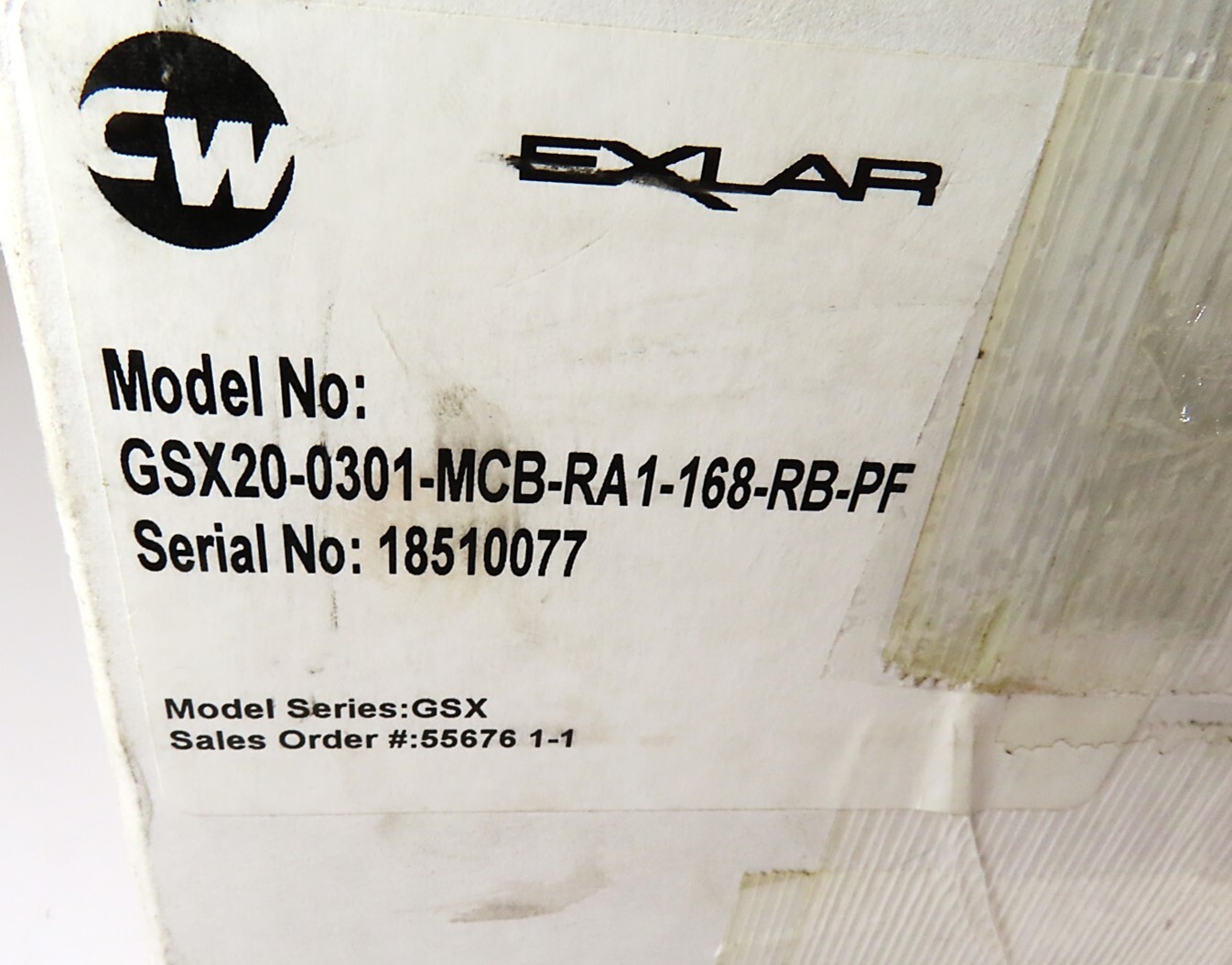 Exlar GSX20-0301-MCB-RA1-168-RB-PF 75454 GSX Series .1″ Lead NEW IN BOX