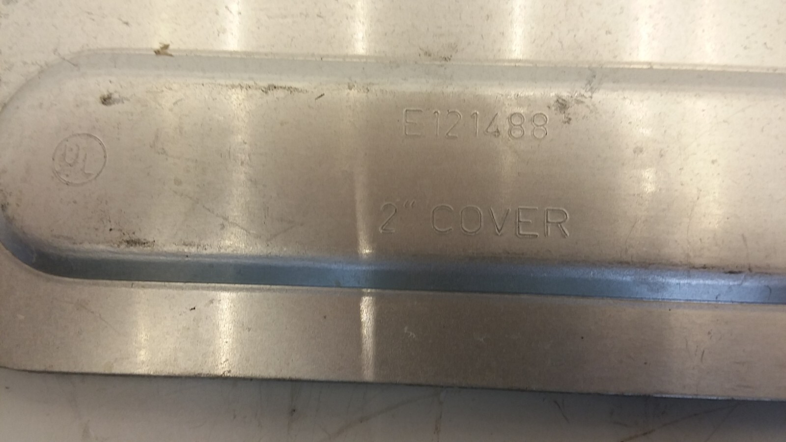 HALEX E121488 HALEX CONDUIT COVER 2 INCH ALUMINUM LOT OF 2 NNB