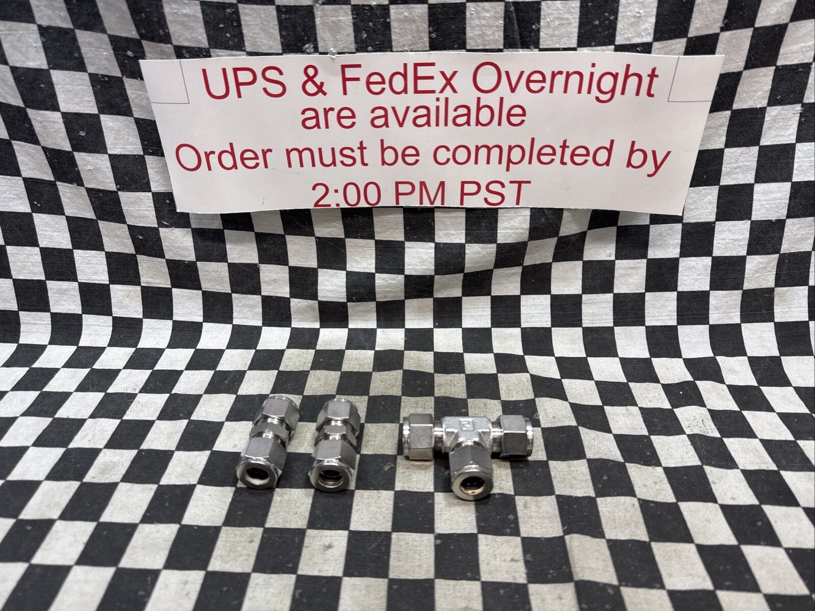PARKER 8SC8-316 and 8ET8-316, TEE UNION 1/2″, Lot Of 3, ShipSameDay#1621F6