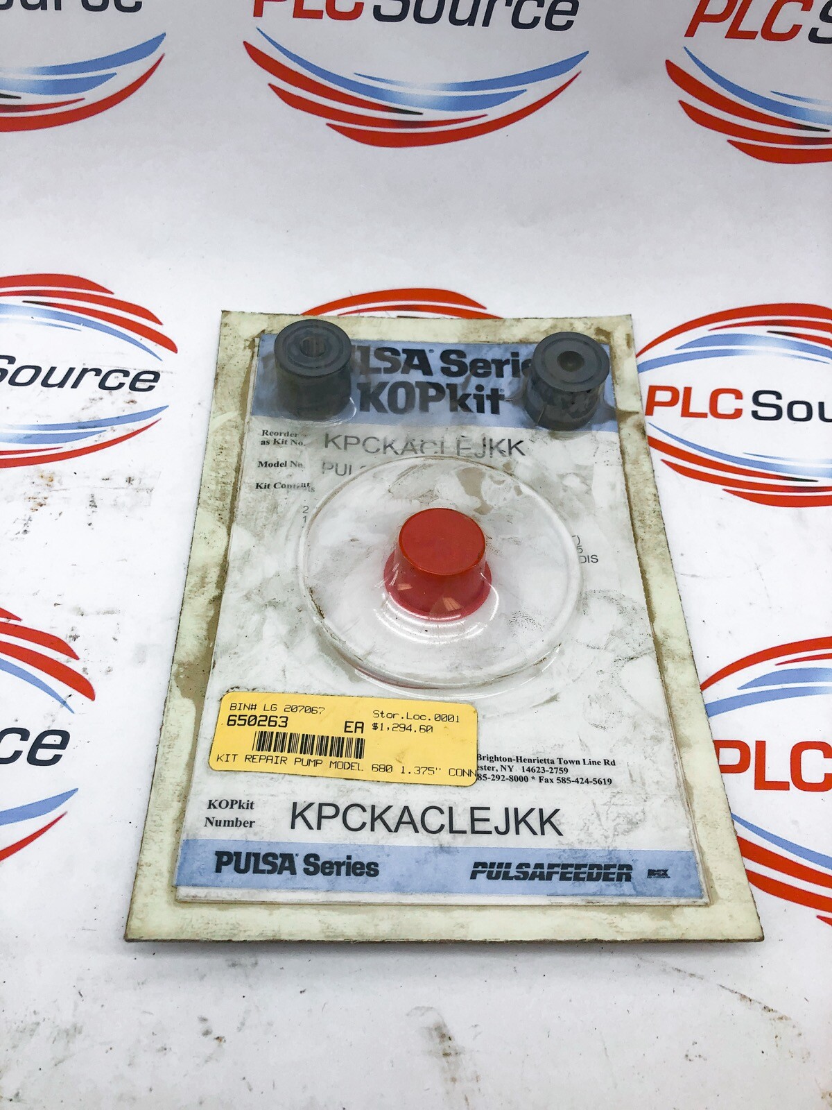 IDEX PULSAFEEDER KPCKACLEJKK 650263 REPAIR PUMP KIT MODEL 680-1.375