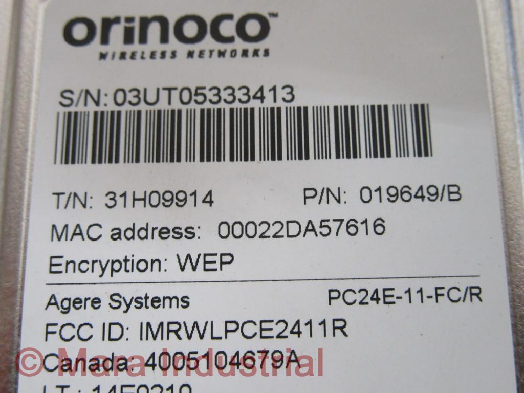 Orinoco PC24E-11-FC/R PC Card PC24E11FCR