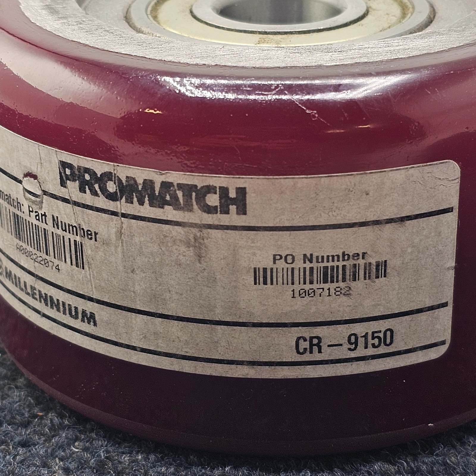 ProMatch CR-9150: Load Wheel Red With Bearing for Forklift