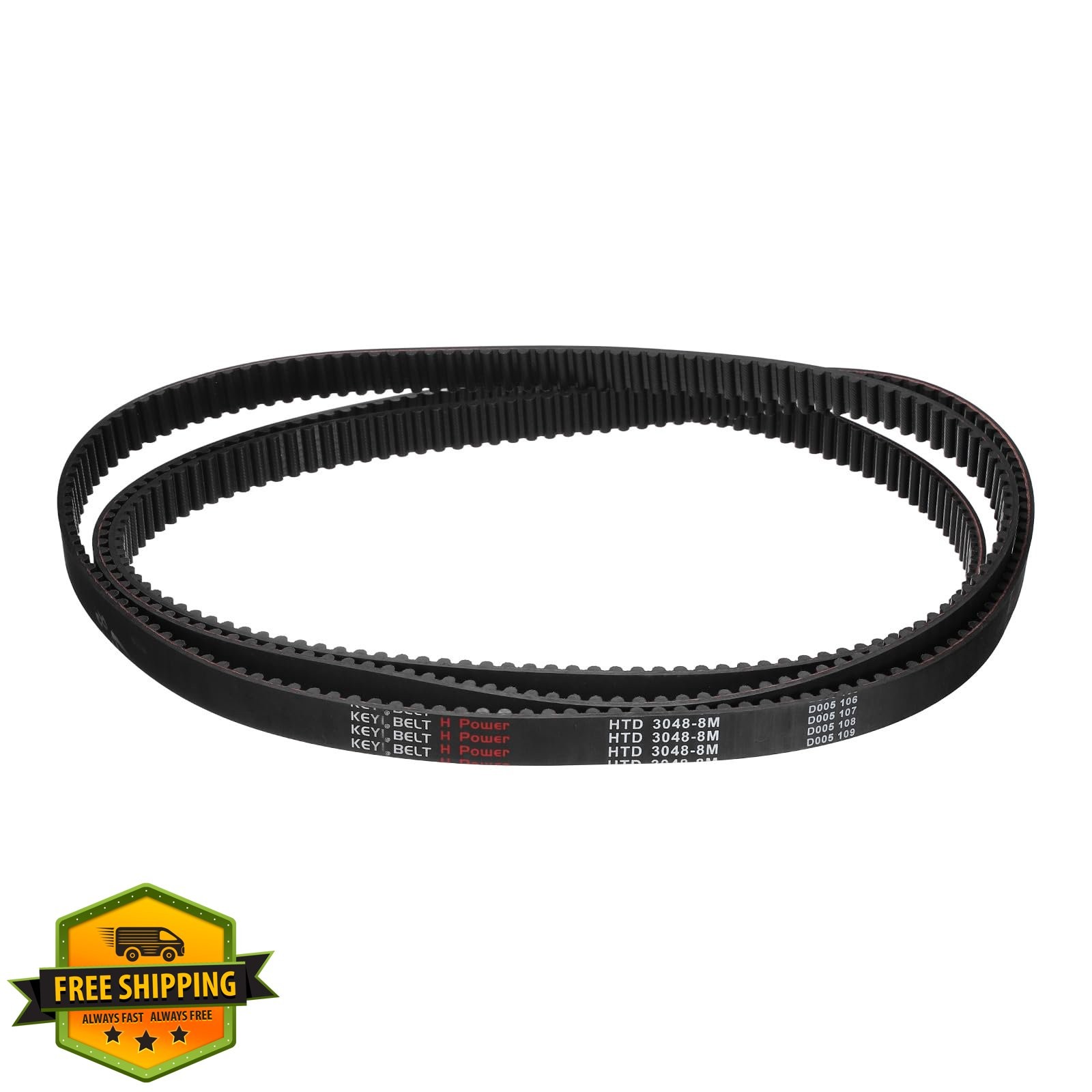 uxcell 3048-8M-20 Black Timing Belt